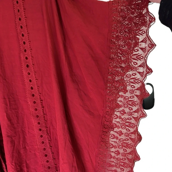 Jen’s Pirate Booty Kimono Short Flowy Lace Boho One Size - Picture 4 of 7